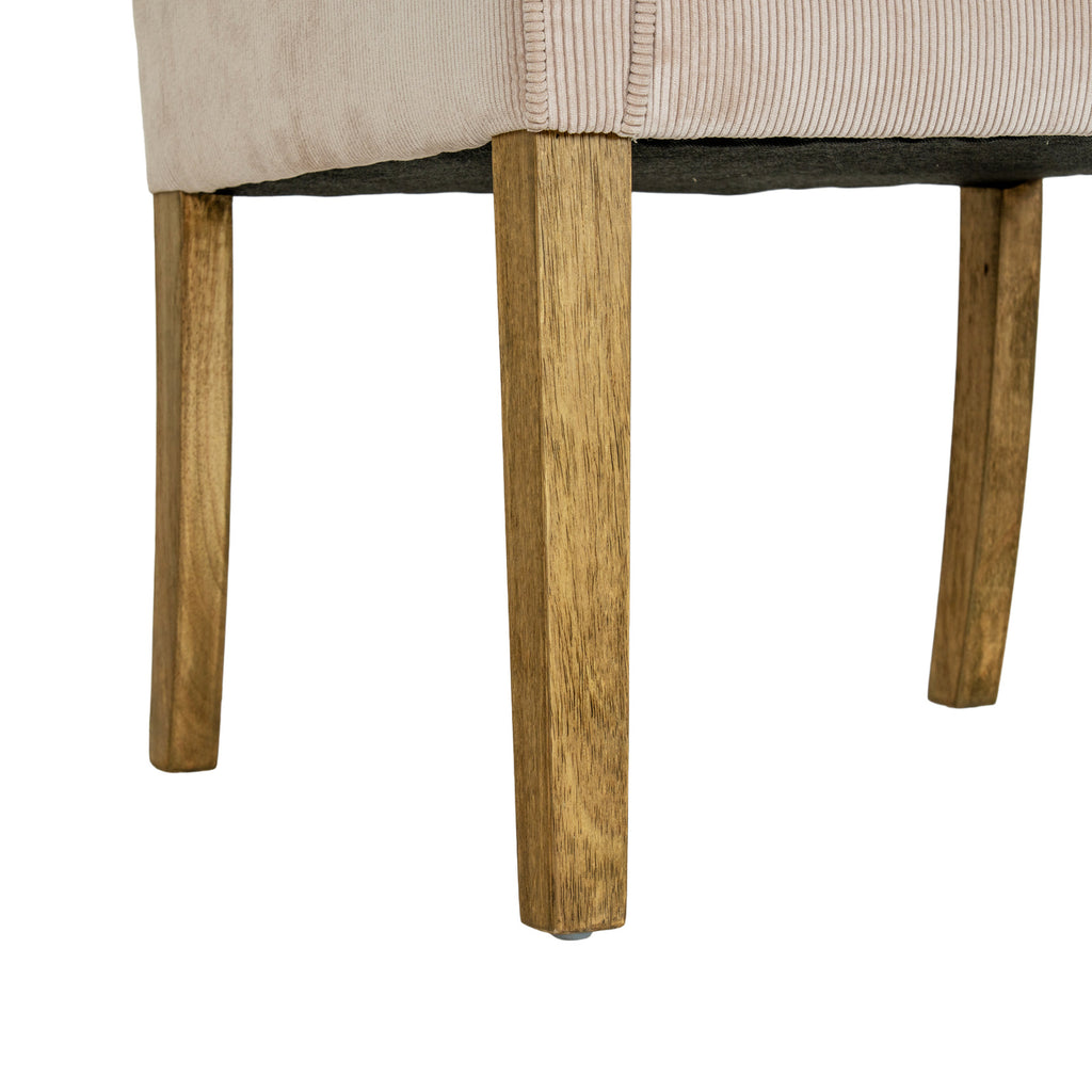 Howtel Cream Upholstered Dining Chair