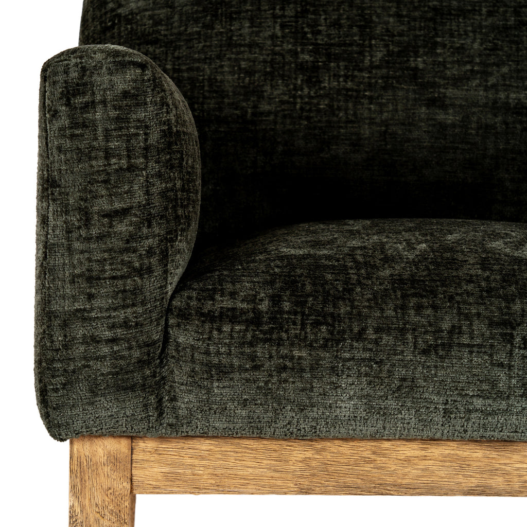 Pigdon Green Carver Dining Chair