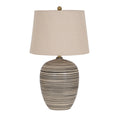 Meldon Ceramic Table Lamp With Linen Shade