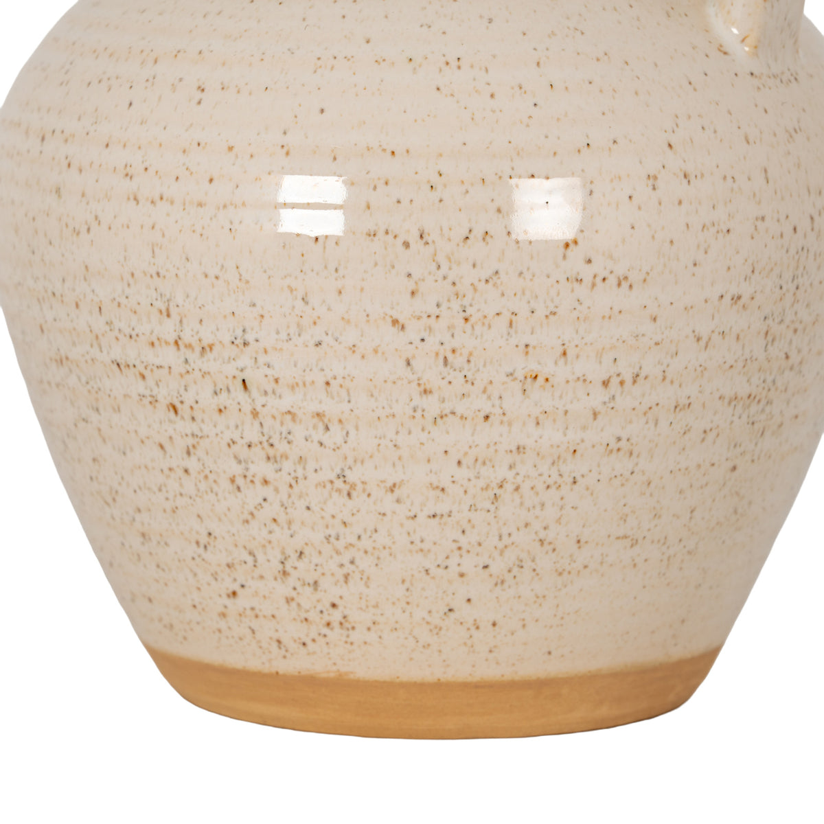 Speckled Ceramic Wide Amphora Pot