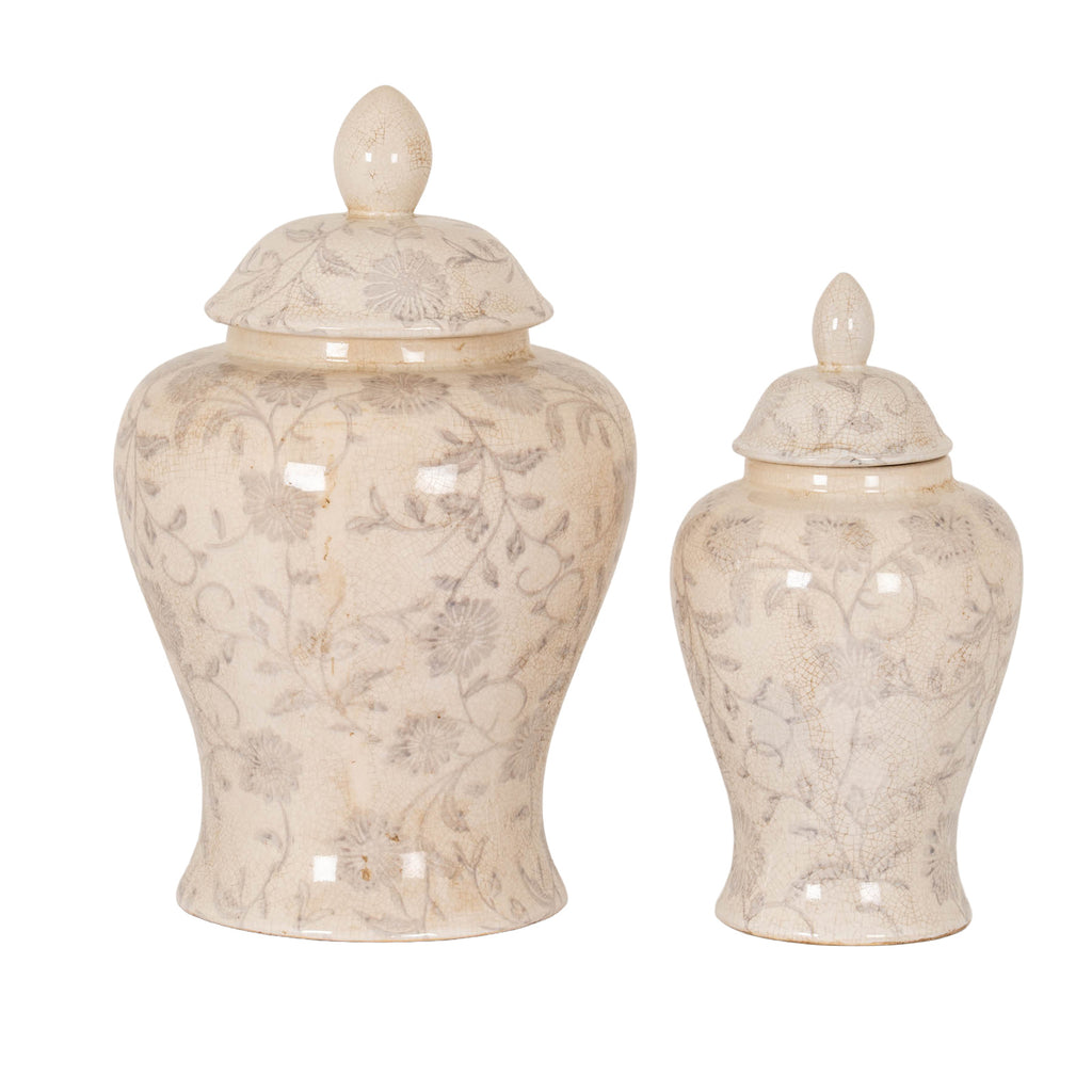 Longframlington Large Grey Ginger Jar