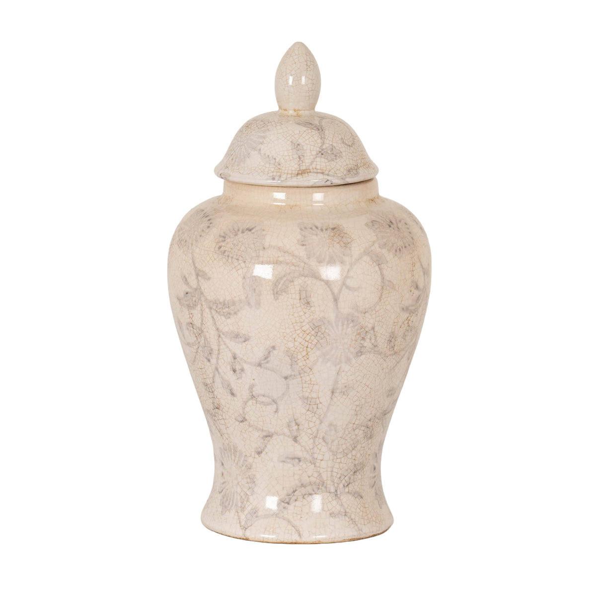 Felton Small Grey Ginger Jar