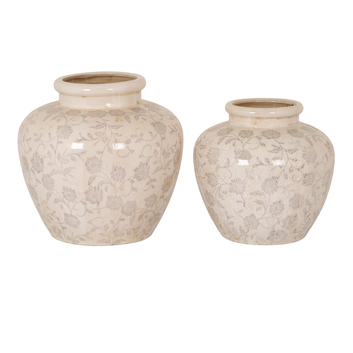 Keenley Grey Ceramic Pot Table Lamp