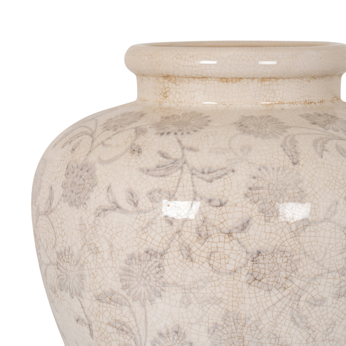 Swarland Large Grey Ceramic Water Pot