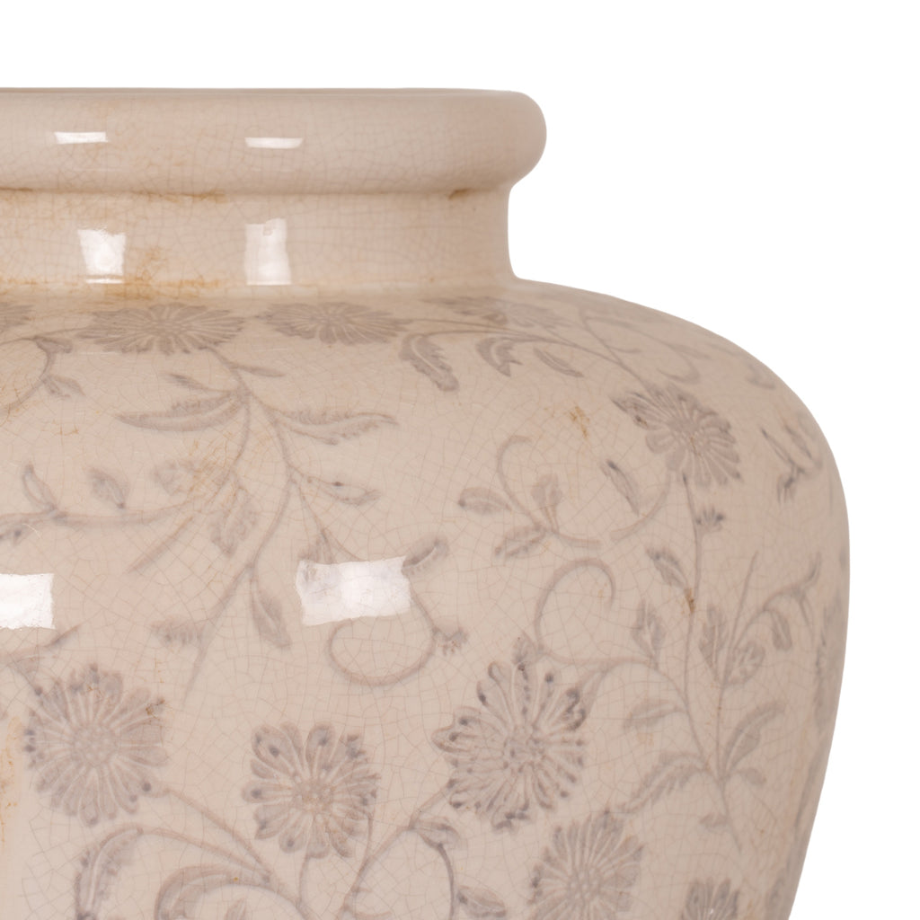 Newton Grey Ceramic Water Pot