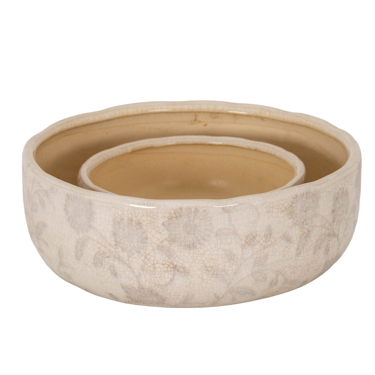 Bolton Large Grey Ceramic Bowl Pot