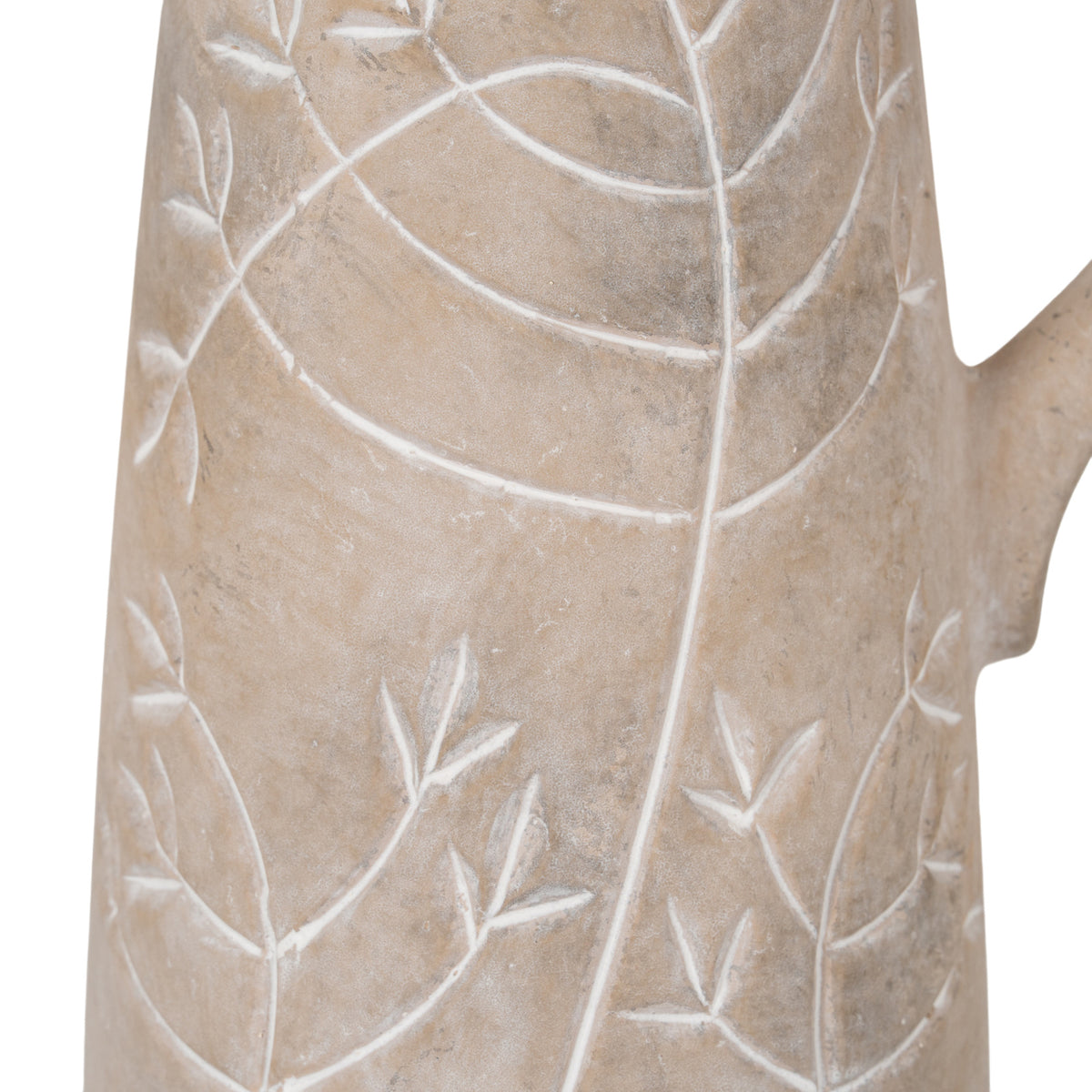 Greenside Tall Brown Ceramic Jug