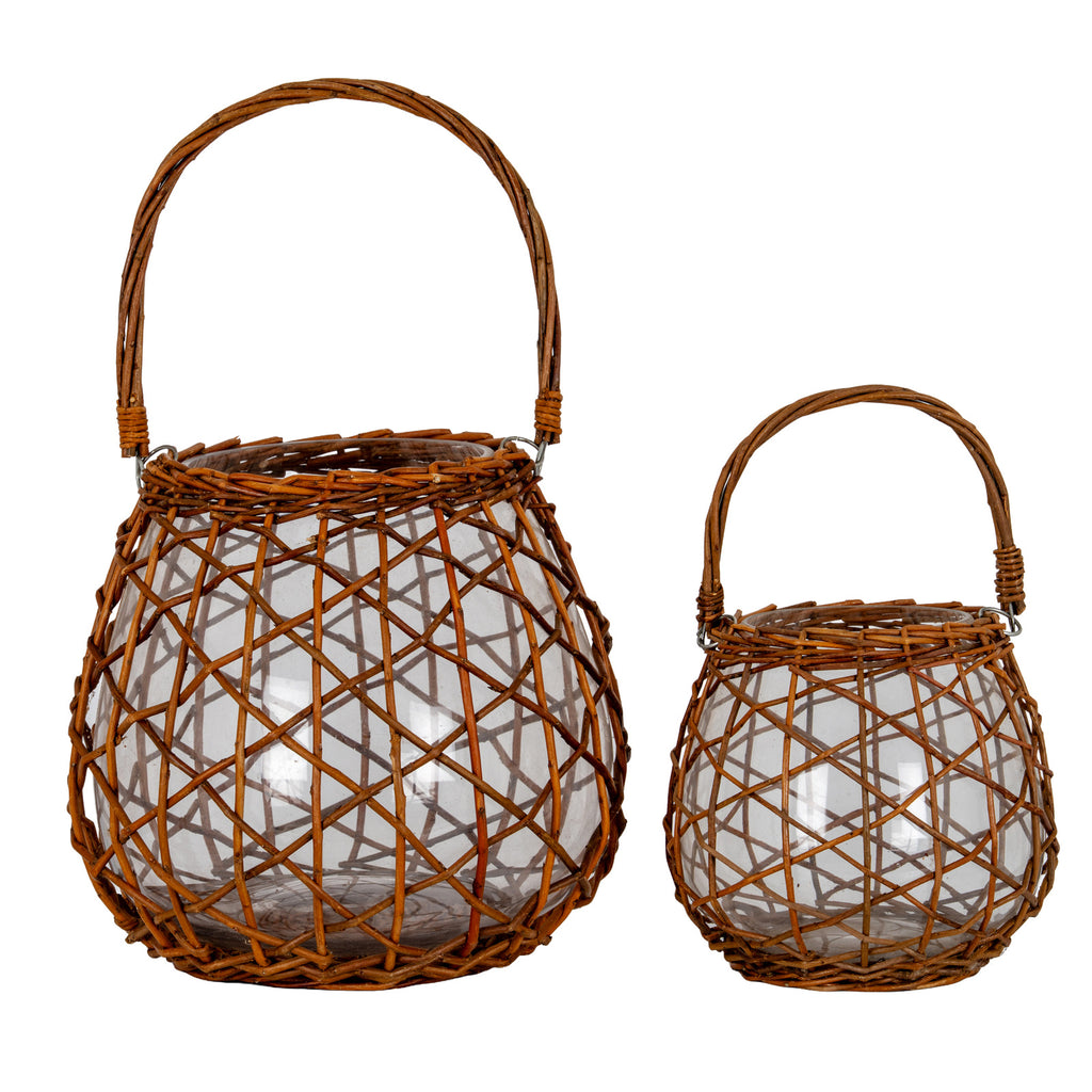 Dotland Large Wicker Lace Lantern