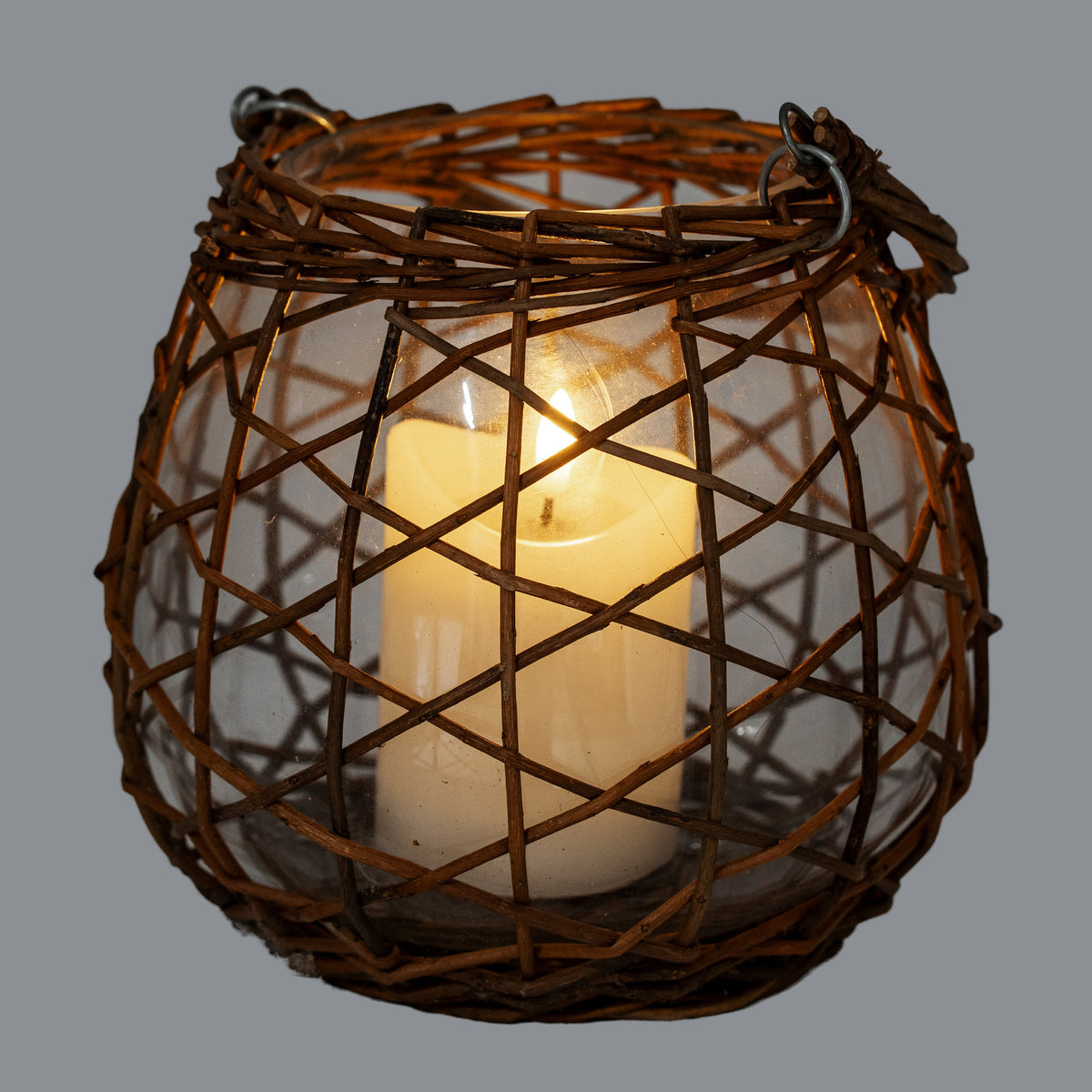 Dotland Large Wicker Lace Lantern