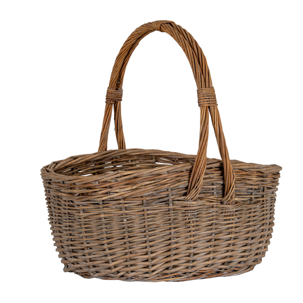 Newbrough Set of Two Wicker Trug Baskets