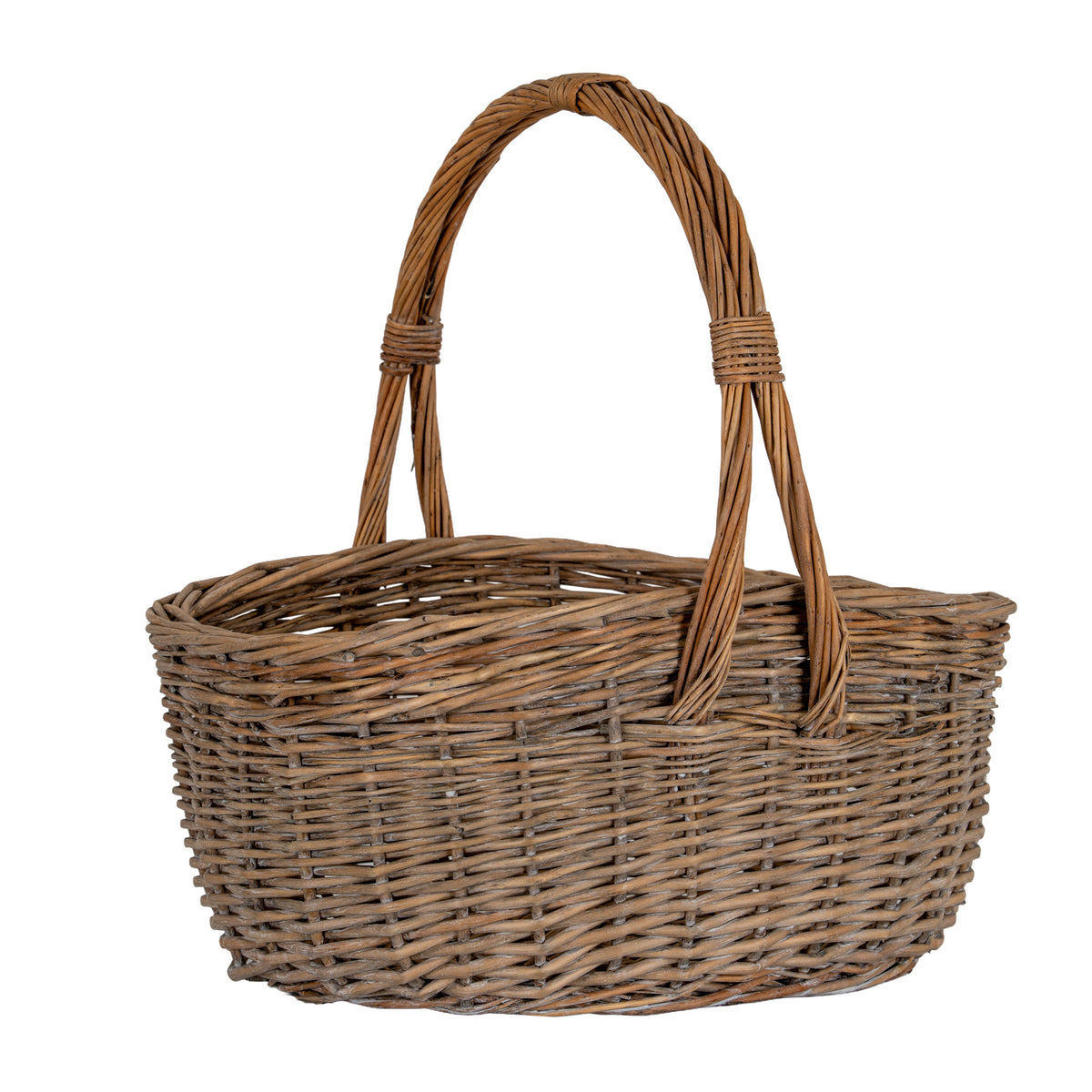 Newbrough Set of Two Wicker Trug Baskets