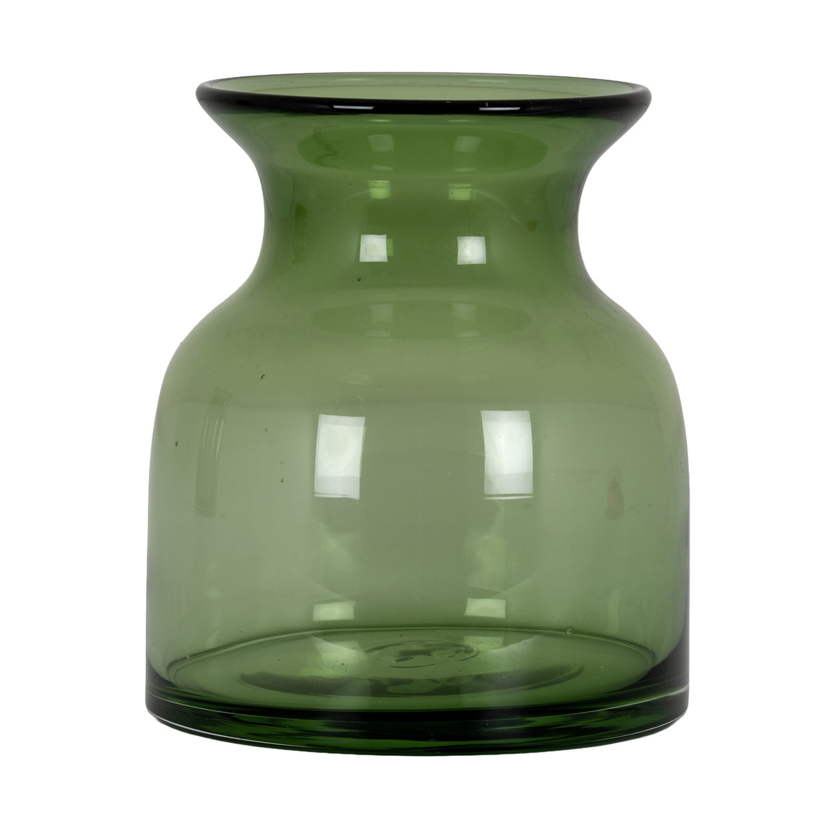 Grindon Small Green Glass Vase