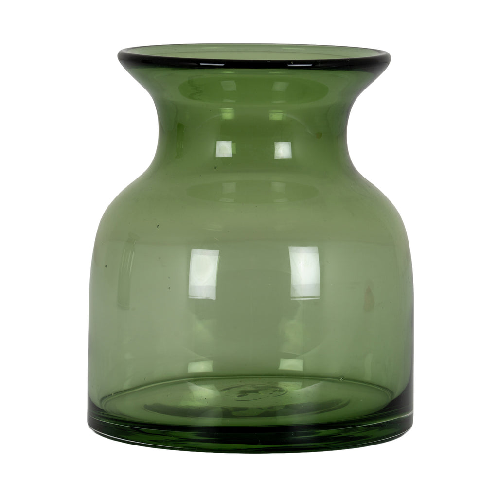 Grindon Small Green Glass Vase