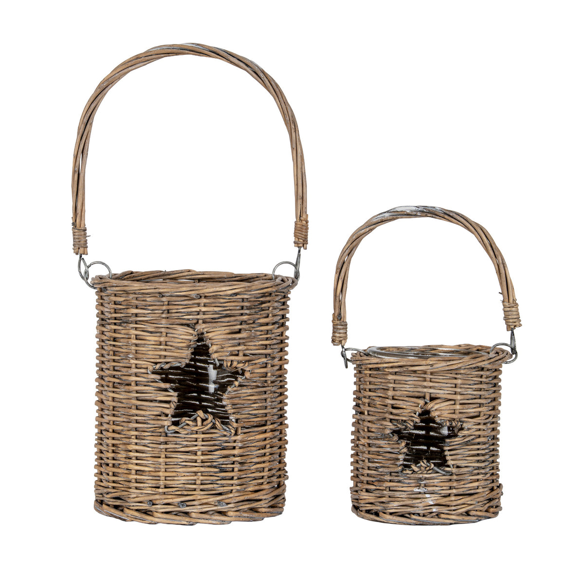 Melkridge Wicker Star Lantern