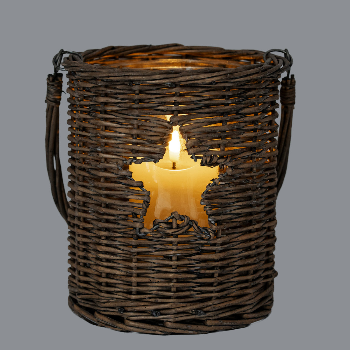 Melkridge Wicker Star Lantern