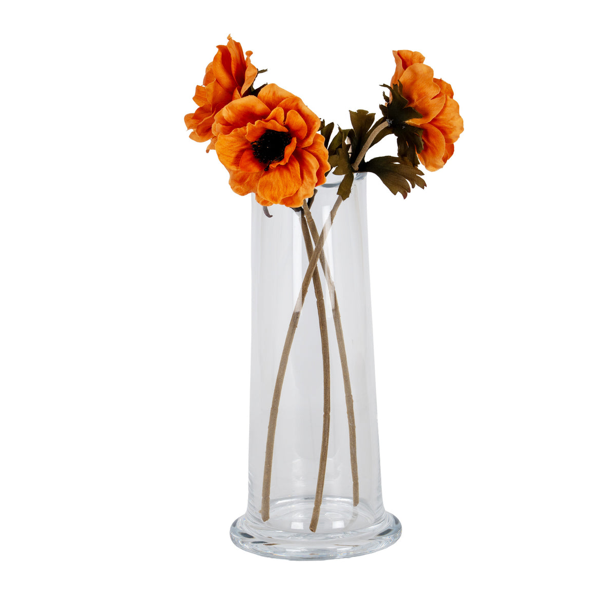 Baybridge Large Wave Glass Cylinder Vase