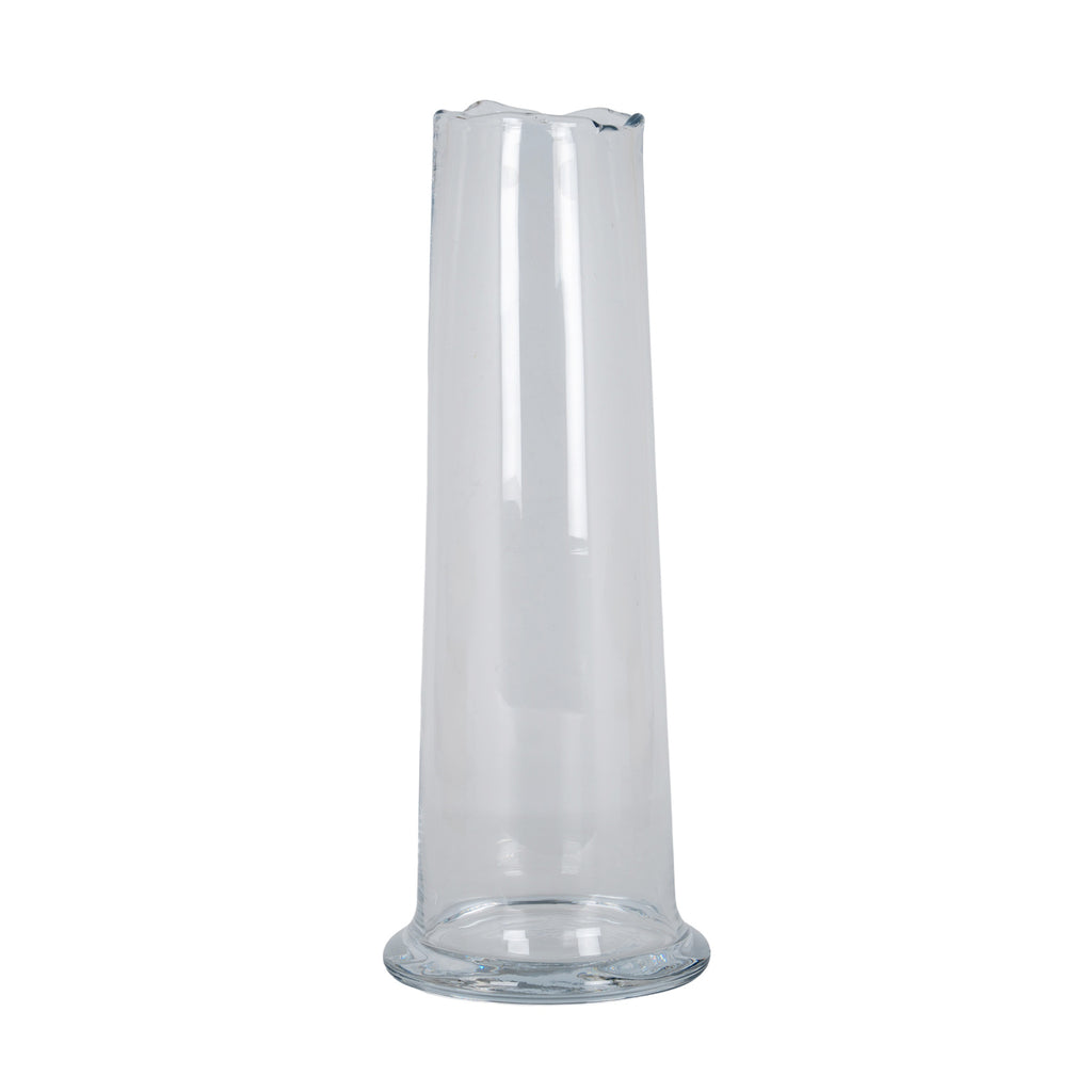 Baybridge Large Wave Glass Cylinder Vase