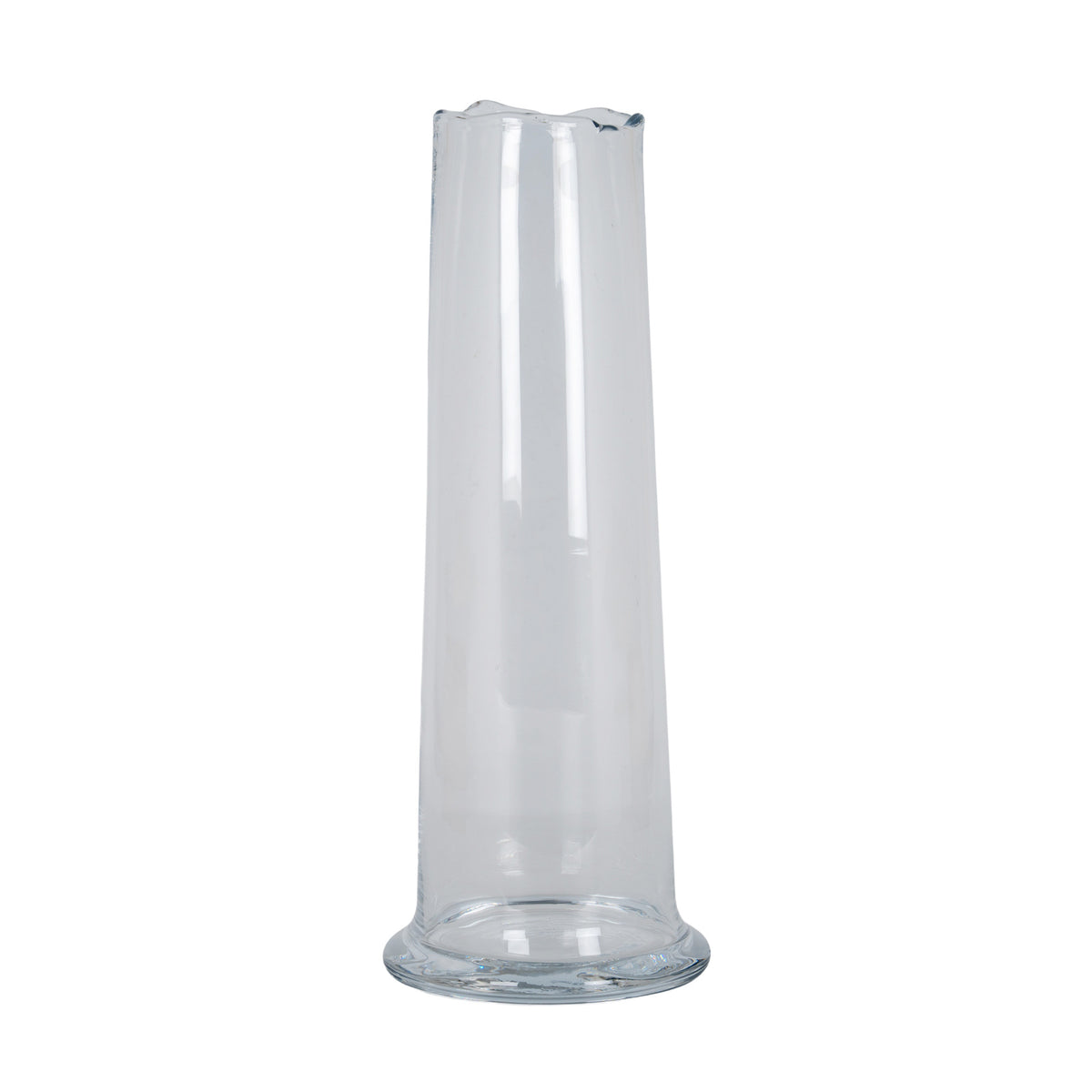 Baybridge Large Wave Glass Cylinder Vase