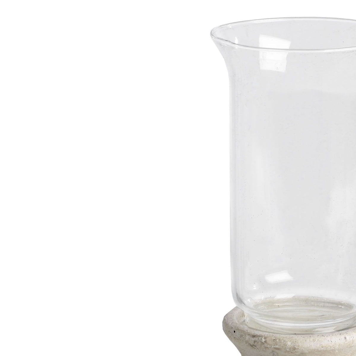 Apperley Stone Based Hurricane Lantern