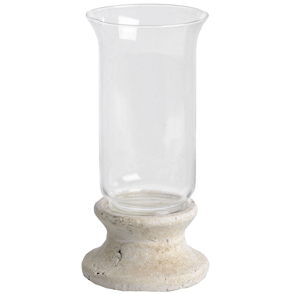 Apperley Stone Based Hurricane Lantern