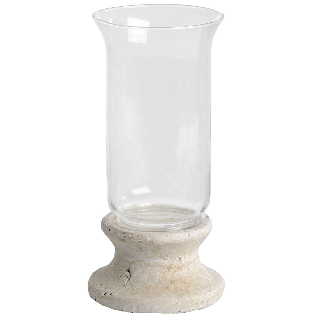 Apperley Stone Based Hurricane Lantern